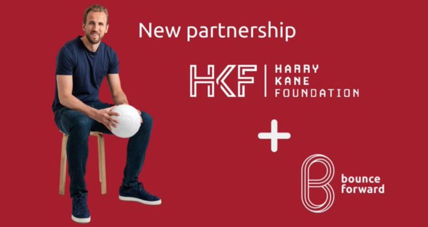 NIA chosen to work with Harry Kane Foundation and Bounce Forward